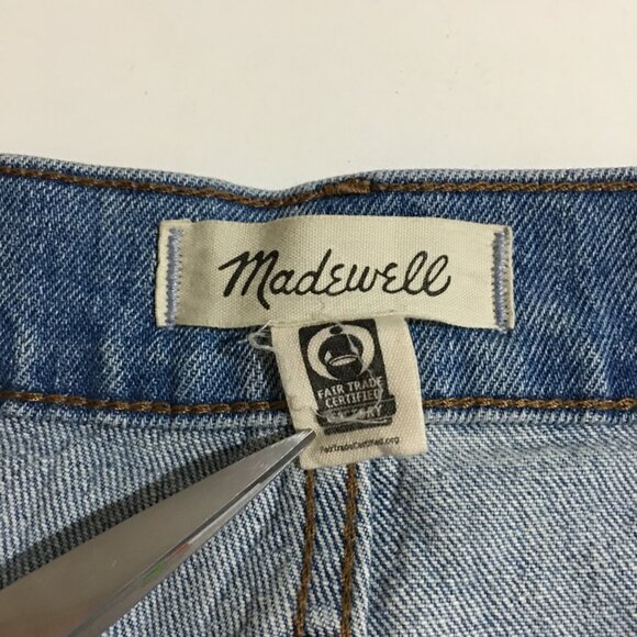 Madewell Womens The Perfect Vintage Jeans Size 32 Distressed - Picture 4 of 14